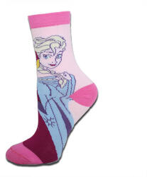 Global Licence Srl Gyerek pamut bokazokni - Jégvarázs - 31-34 - világosrózsaszín (evrf43_vro_31-34)