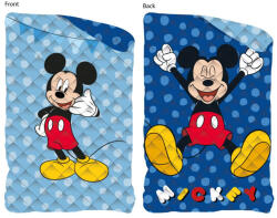 Global Licence Srl Disney Mickey egér kétoldalas paplan, ágytakaró - 170 x 260 cm (evMIC1480-B)