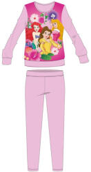 Global Licence Srl Disney Hercegnők téli vastag gyerek pizsama - pamut flanel pizsama - világosrózsaszín - 116 (evPRI-FLAPYJ-0069_vro_116)
