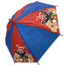 Global Licence Srl Bing gyerek félautomata esernyő - 68cm - Kék és Piros (evBING-UMB-01)