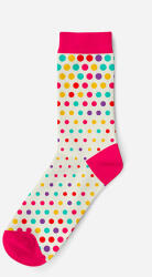 Global Licence Srl Gyerek pamut zokni - 27-30 - fehér-pink - pöttyös - Evidence (ev3f43_feher-pink_27-30)