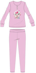 Global Licence Srl Disney Minnie egér téli pamut gyerek pizsama - interlock pizsama - világosrózsaszín - 110 (evMIN-INTPYJ-0151_vro_110)
