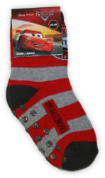 Global Licence Srl Csúszásgátlós gyerek bokazokni - Verdák - teliplüss - piros-szürke - 23-26 (evCR5009_piros-szurke_23-26)