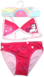 Global Licence Srl Unikornis kétrészes fürdőruha kislányoknak - világosrózsaszín - 98 (evUNI-2022-0800_vro_98)