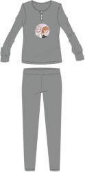 Global Licence Srl Disney Jégvarázs pamut flanel pizsama - téli vastag gyerek pizsama - szürke - 128 (evFRO-FLAPYJ-0139_szu_128)