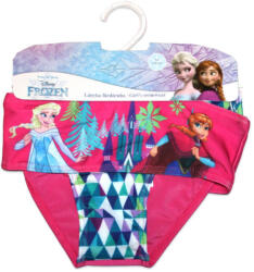 Global Licence Srl Disney Jégvarázs kétrészes fürdőruha kislányoknak - káró mintával - pink - 128 (evFRO-2022-0231_pin_128)