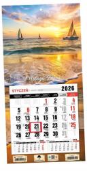 Pan Kalendarzyk Naptár 2026 Egyrészes Mini Tenger (KTJ-2V.41)