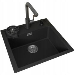 Franke Mosogató Franke Sirius Sid 610 Csaptelep Adagoló Mosó Készlet Fekete Kosár (FRANKE24464)