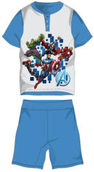 Global Licence Srl Bosszúállók nyári rövid ujjú gyerek pizsama - pamut jersey pizsama - világoskék - 110 (evAVE1394_vke_110)