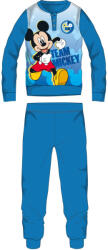 Global Licence Srl Disney Mickey egér polár pizsama - téli vastag gyerek pizsama - világoskék - 128 (evMIC-POLPYJ-0116_vke_128)