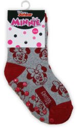 Global Licence Srl Csúszásgátlós gyerek bokazokni - Minnie egér - teliplüss - Minnie fejes - szürke - 23-26 (evMIN5004_szurke_23-26)