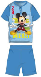 Global Licence Srl Disney Mickey egér nyári rövid ujjú gyerek pizsama - pamut jersey pizsama - világoskék - 104 (evMIC1400_vke_104)