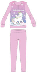 Global Licence Srl Unikornis téli vastag gyerek pizsama - pamut flanel pizsama - világosrózsaszín - 104 (evUNI-FLAPYJ-0130_vro_104)