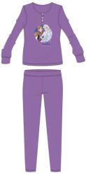 Global Licence Srl Disney Jégvarázs téli pamut gyerek pizsama - interlock pizsama - sötétlila - 110 (evFRO-INTPYJ-0155_sli_110)