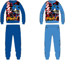 Global Licence Srl Sonic pamut flanel gyerek pizsama - világoskék - 116 (evSCP1924_vke_116)