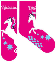 Global Licence Srl Unikornis csúszásgátlós teliplüss normál zokni gyerekeknek (evUNI-ABSSO-0107_pin_23-26)