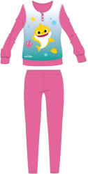 Global Licence Srl Baby Shark gyerek pizsama kislányoknak - jersey pamut pizsama - rózsaszín - 104 (evBSHAG1383_roz_104)