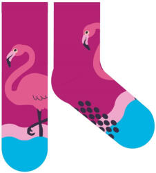 Global Licence Srl Flamingó csúszásgátlós teliplüss normál zokni gyerekeknek (evFLA-ABSSO-0123_mag_27-30)