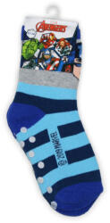 Global Licence Srl Csúszásgátlós gyerek bokazokni - Bosszúállók - teliplüss - szürke-kék - 23-26 (evAVE5015_szurke-kek_23-26)