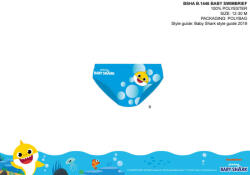 Global Licence Srl Baby shark baba fürdő alsó kisfiúknak - világoskék - 86 (evBSHAB1446_vke_86)