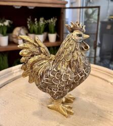 Kreatív Tyúk figura arany