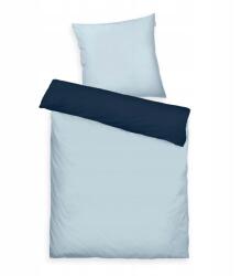 Herding Szatén ágyneműhuzat 140x200 Tom Tailor kék egyszínű párnahuzat 70x90 (6016077)
