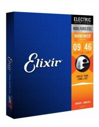 Elixir 12027 NanoWeb 9-46 húrok elektromos gitárhoz (12027)