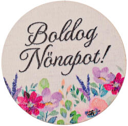 Valex Decor 5db. "Boldog Nőnapot! " feliratos dekor tábla 5cm (GV03-51)