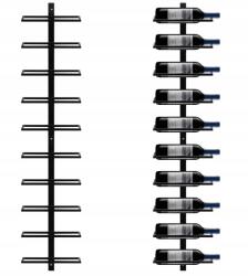 Yaheetech Könyvespolc Bortartó Fém Falra (591491)