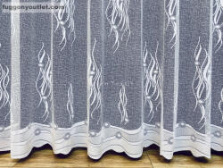 fuggonyoutlet Nötron, fehér, 150x250 cm