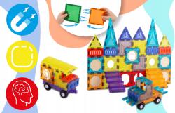 RicoKids Mágneses Építőkockák 71db-os 3D Gyerekeknek (778200)