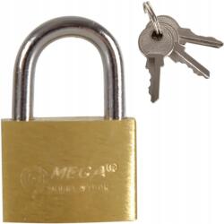 MEGA 30 mm-es sárgaréz lakat (24032) (24032)