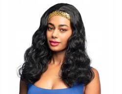 Boland Fekete szuperhős paróka fejpánttal (85076)