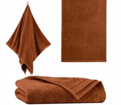 Zwoltex Carlo Törölköző 50X100 Pamut Antibakteriális Ab+ Barna Zwoltex (ręcznik CARLO AB brązowy 50x100)