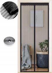  Mágneses Szúnyogháló Ajtóra 90x215cm Szúnyogháló Rovarok Ajtóra (Moskitiera magnetyczna 90x215cm)