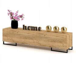 Krak Meble Rtv szekrény Simply Craft Fekete Fém Lábak 180 (101321180160)