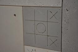 ELK Caramida decorativa din beton, model X si 0, Gray, 300x300x15 mm (ELK-X0-GR)