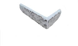ELK Coltar caramida aparenta Pastel Corner, Black Whitened, 265x65x15 mm (ELK-PASTELC-BRWW)