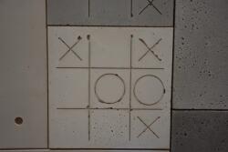 ELK Caramida decorativa din beton, model X si 0, Ecru, 300x300x15 mm (ELK-X0-EC)