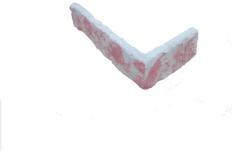 ELK Coltar caramida aparenta Pastel Corner, Pink Whitened, 265x65x15 mm (ELK-PASTELC-PINKW)