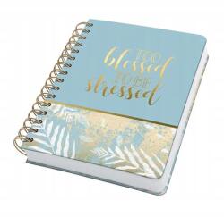 Sigel Spirálfüzet "Jolie", Mennyei Levelek, A5, pontozott, 120 lap, keménytáblás (JN615)