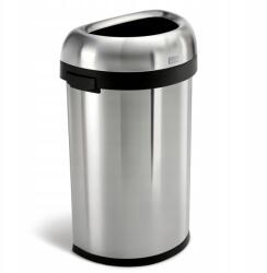 simplehuman Félkör Alakú Szemeteskosár 60L Szálcsiszolt Acél (CW1468)