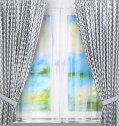 Extrapościel Vállpántos készfüggöny 160x250 cikk-cakk szürke fehér (1944492)