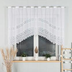 Markizeta Maria Jacquard függöny készre szerelve, csíkos mintával, szélesség 250 x magasság (MAR_72780)