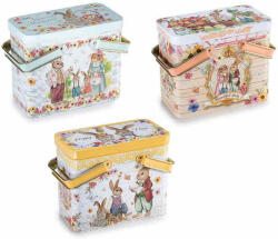 Decorer Set 3 cutii Paste metal multicolor 15x8x16 H (A53.34.71)