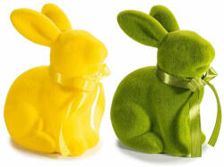 Decorer Set 2 figurine Iepurasi Paste catifea cm 18 x 12 x 21, 5 H (A54.49.22)