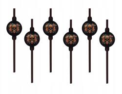 Congee Szívószál szett Dia De Los Muertos 6 db-os Bio Öko Halloween (SLP-HAL-DIA)