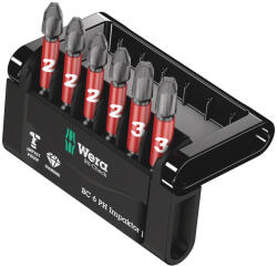 Wera Set de biti Bit-Check 6 PH Impaktor 1 6 piese, WERA 05057691001 HardWork ToolsRange (05057691001) Surubelnita