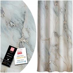  Béka Kész Függöny 140x220 Szalagos Függöny 220cm márványos nyomtatás (zasłona gotowa na żabki 220cm Soovi Home)