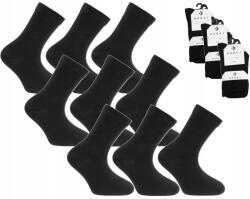 Moraj Zokni Fekete Gyerek Magasszárú Pamut Zokni 9 Pak Moraj 31-34 (CSB200-001)